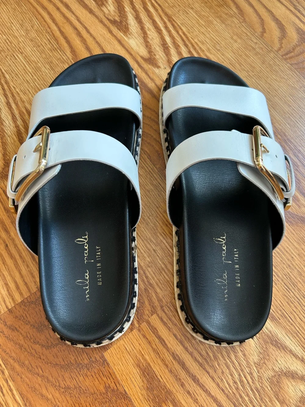 Mila Paoli leather sandals. Made in Italy